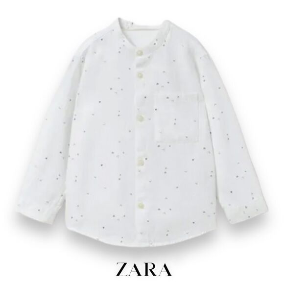 Zara Other - ZARA Kids | Ecru | GEOMETRIC PRINTED SHIRT